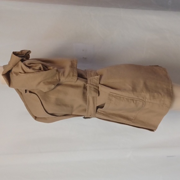 BANANA REPUBLIC pretty And Elegant Size S. Tan Trench Coat with Belt - Picture 7 of 15